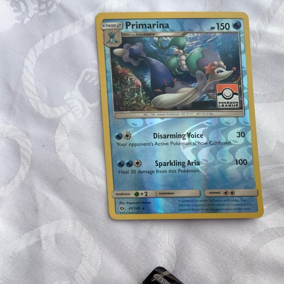 4 Different Pokémon Cards Reverse Foil with Pokémon League Sign - Picture 11 of 14